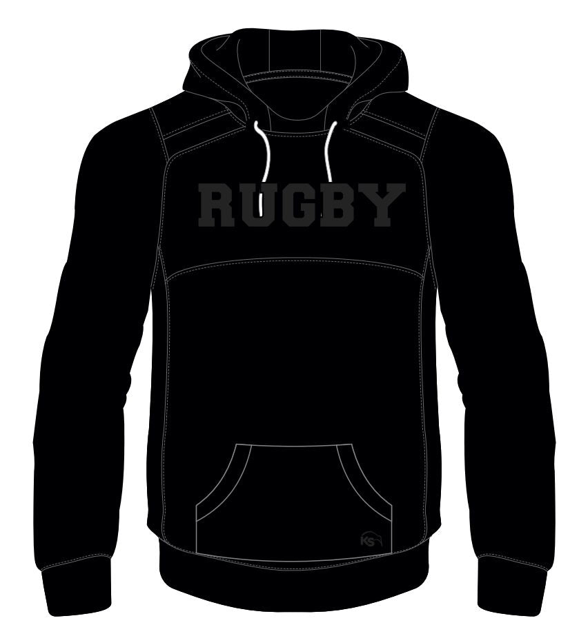 KS Hoodie - Rugby (Black/Black) - Kiwisport.de