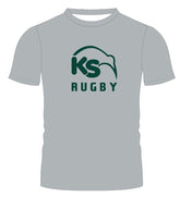 KS T-Shirt - Rugby (Grey/Bottle) - Kiwisport.de
