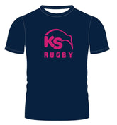 KS T-Shirt - Rugby (Navy/Hot Pink) - Kiwisport.de