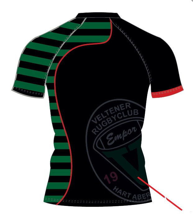 KS T Shirt - Velten Rugby (Schwarz) - Kiwisport.de