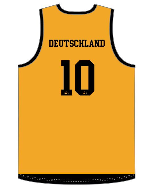 Singlet (MEN) - TOUCH DEUTSCHLAND GOLD - Kiwisport.de