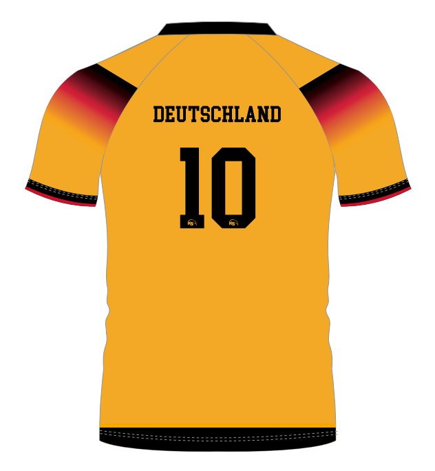 TShirt (MEN) - TOUCH DEUTSCHLAND GOLD - Kiwisport.de