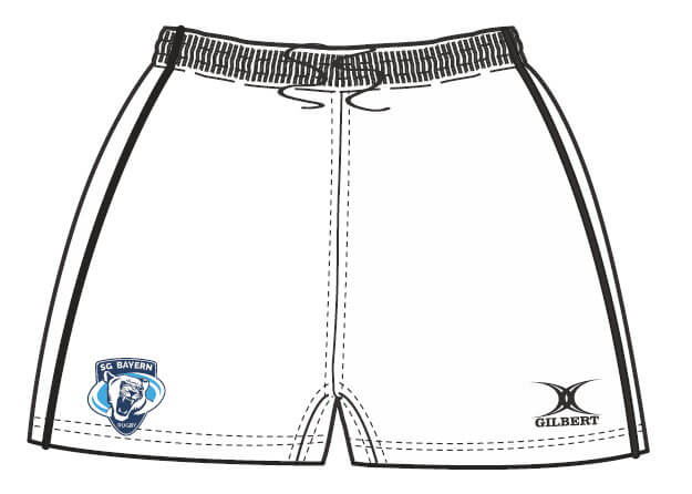 Gilbert Rugby Short - SG Bayern - Kiwisport.de
