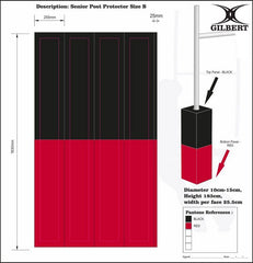 Gilbert Rugby Tor Stangen Polster (4er Set) - Kiwisport.de
