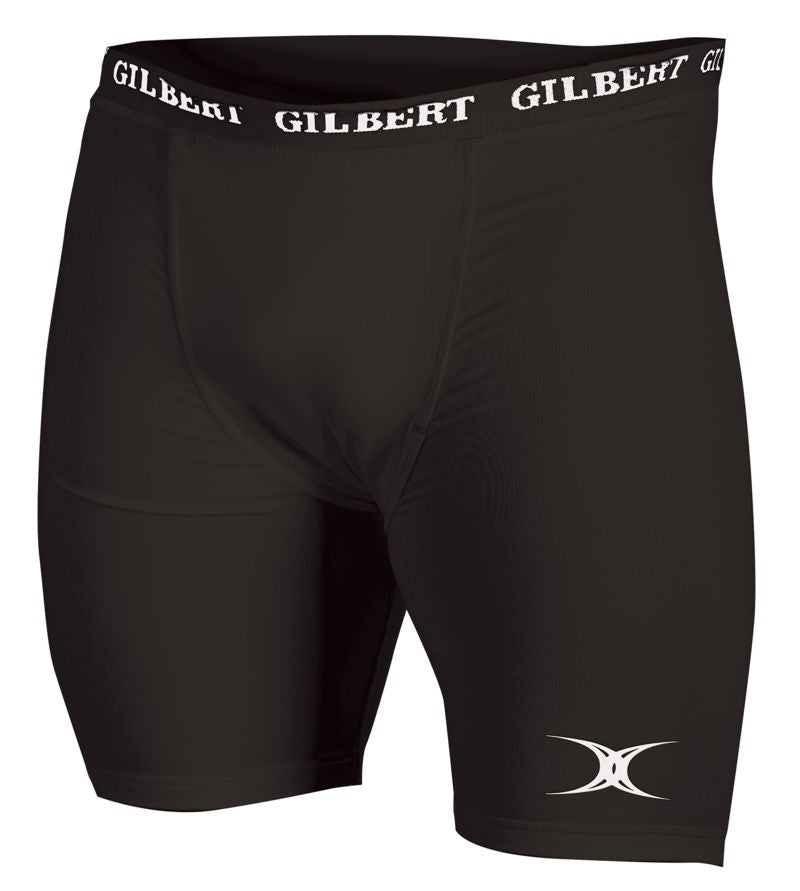 Gilbert Rugby Undershort - Xact Thermo - Black - Kiwisport.de