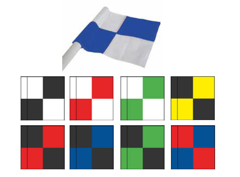 KS Fahne für Eckstange (14er Set) - Kiwisport.de
