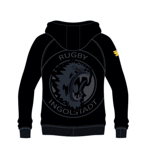 KS Hoodie - Ingolstadt Rugby (Schwarz) - Kiwisport.de
