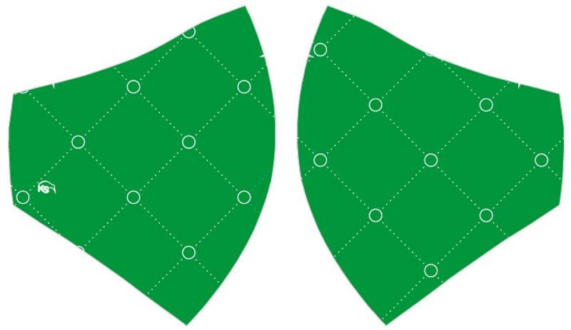 KS Mund-Nasenmaske Grün - Kiwisport.de