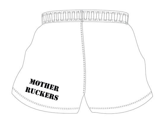 KS Short - Mother Ruckers (White) - Kiwisport.de