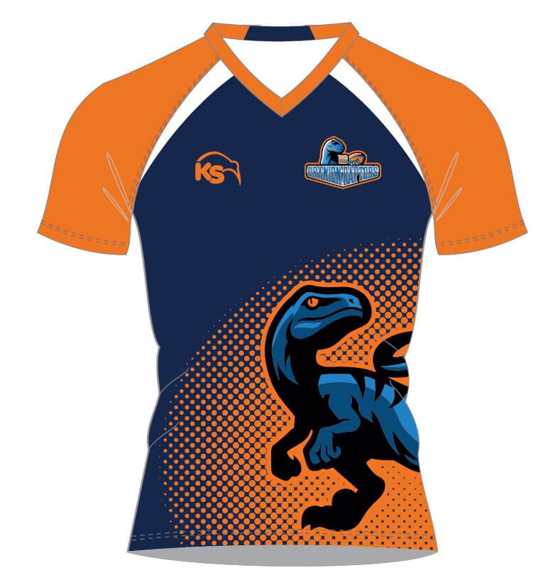 KS T-Shirt - Oranien Raptors - Kiwisport.de