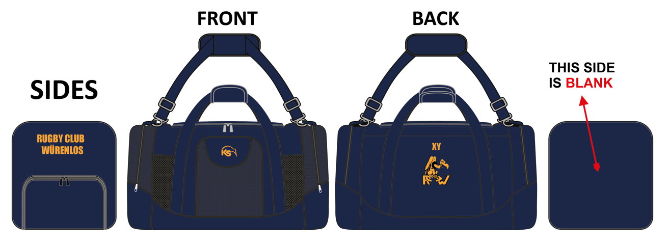 TASCHE -  RUGBY CLUB WÜRENLOS