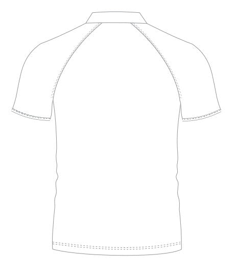 Polo Shirt (C+S) - Dirty Harries weiss