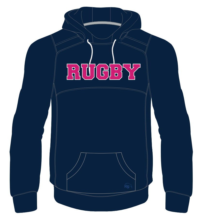 KS Hoodie - Rugby (Navy/Hot Pink) - Kiwisport.de