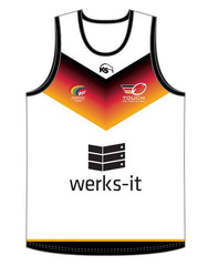 Singlet (MEN) - TOUCH DEUTSCHLAND WEIß - Kiwisport.de