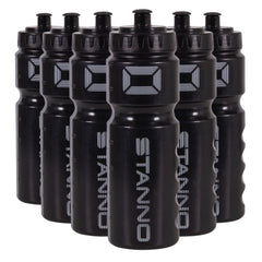 Stanno Trinkflaschen - 6er Set Black - Kiwisport.de