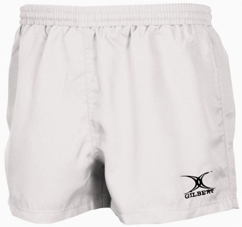 Gilbert Rugby Short - Saracen - White - Kiwisport.de