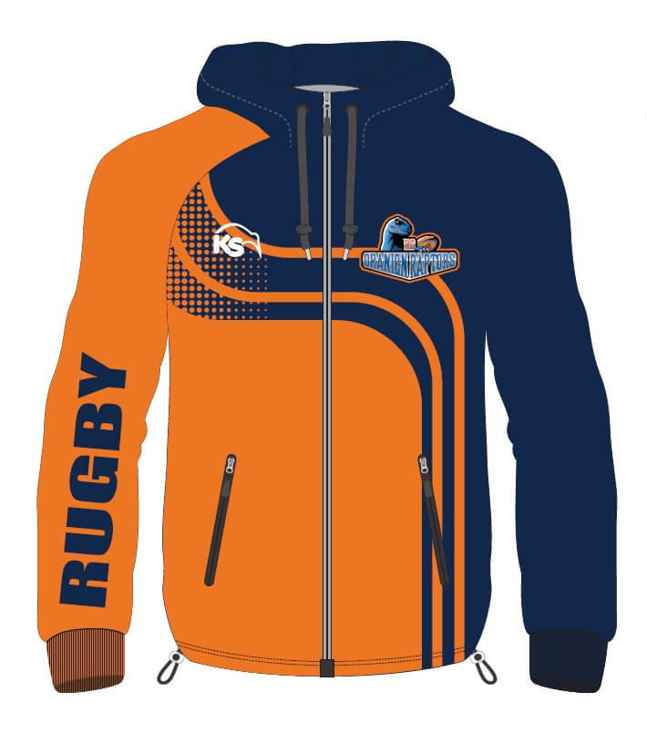 KS Regen Jacke - Oranien Raptors - Kiwisport.de